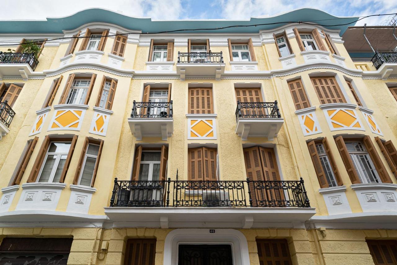 Spacious & Artistic Retro 2Bd Apt With Sauna أثينا المظهر الخارجي الصورة